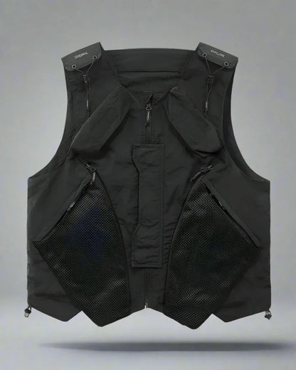 Multi-Pocket Adventure Sports Vest - futuristic outdoor vest - Multi-Pocket Adventure Sports Vest for Comfort
