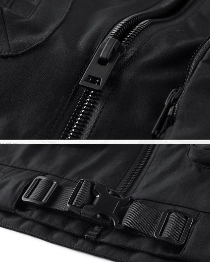 Multi-Pocket Hooded Cargo Vest -  outdoor vest - Multi-Pocket Hooded Cargo Vest for Everyday Use
