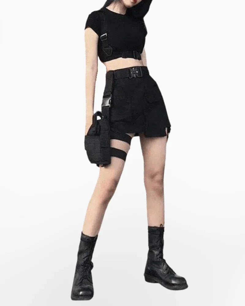 Multi-Purpose Leg Bag & Strap -  cyberpunk fashion - Multi-Purpose Leg Bag & Strap for Tactical Use