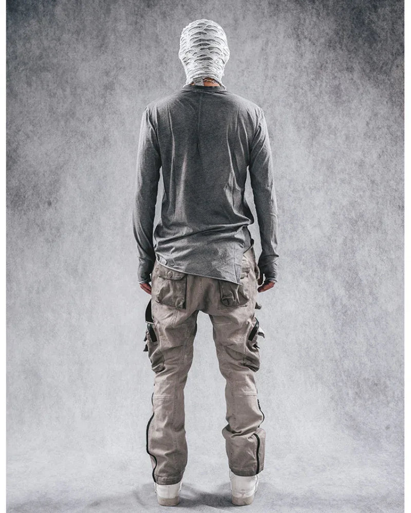 Multi-Style 3D Cargo Pants -  apricot - Multi-Style 3D Cargo Pants for Everyday Comfort