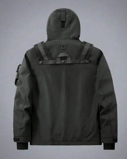 Multi-Style Cargo Pocket Hoodie -  hoodie with pockets - Multi-Style Cargo Pocket Hoodie for Everyday Use