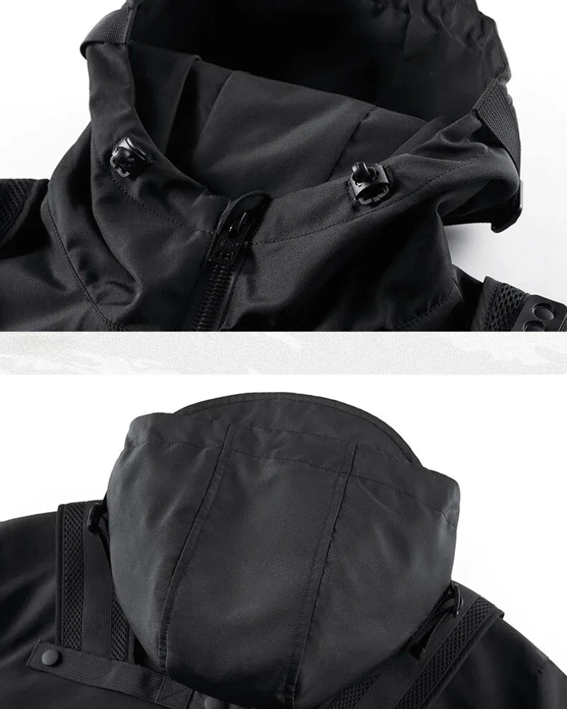 Multi-Style Cargo Pocket Hoodie -  pocket hoodie - Multi-Style Cargo Pocket Hoodie for Everyday Use