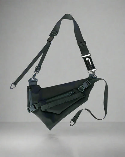 Multi-Use Black Sling Pack - sling bag - Multi-Use Black Sling Pack for Everyday Adventures