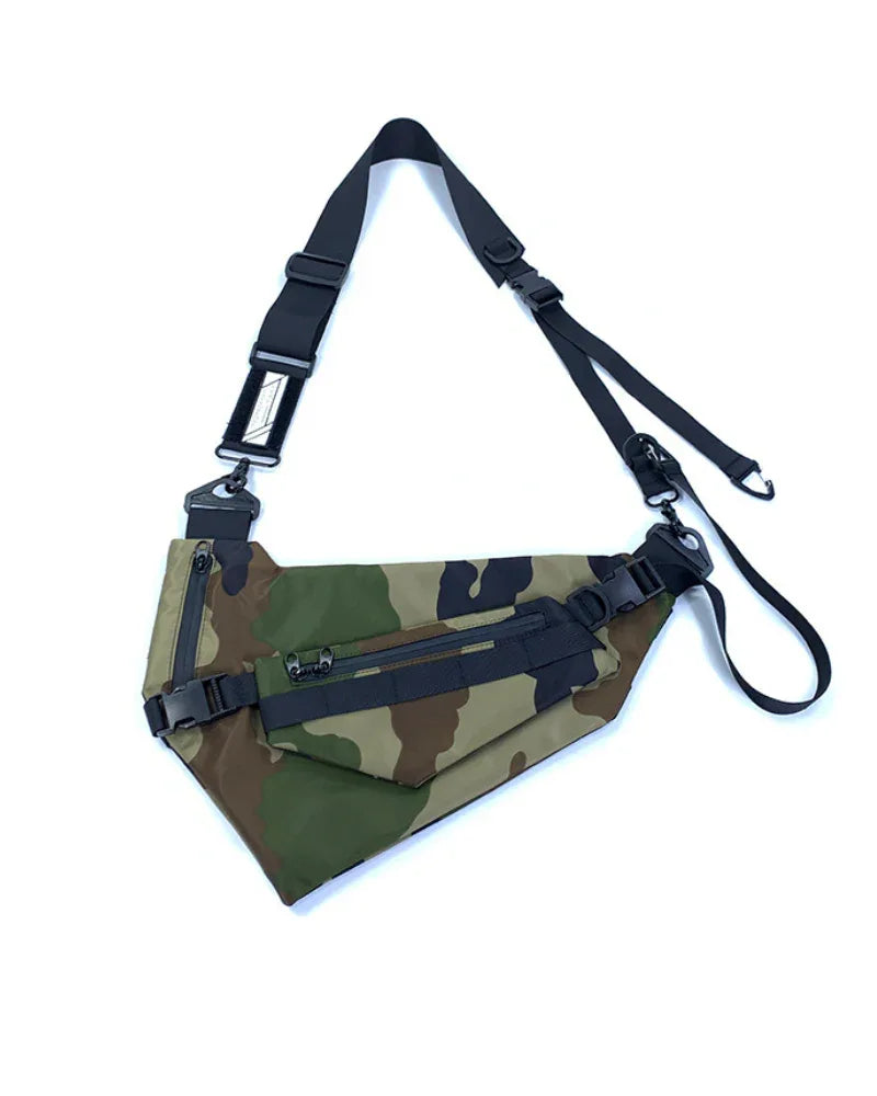 Multi-Use Black Sling Pack -  stylish sling pack - Multi-Use Black Sling Pack for Everyday Adventures