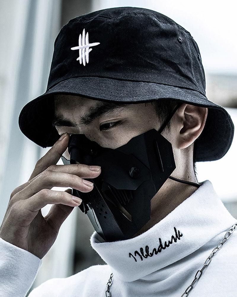Mystic City Vibes Bucket Hat -  lightweight breathable hat - Classic Black Polyester Bucket Hat for Everyone