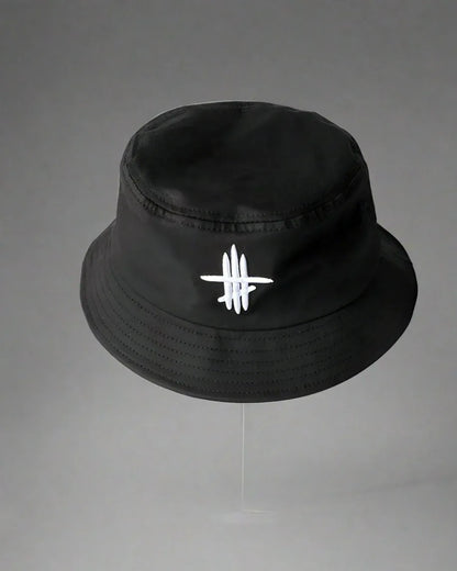 Mystic City Vibes Bucket Hat - unisex polyester bucket hat - Classic Black Polyester Bucket Hat for Everyone