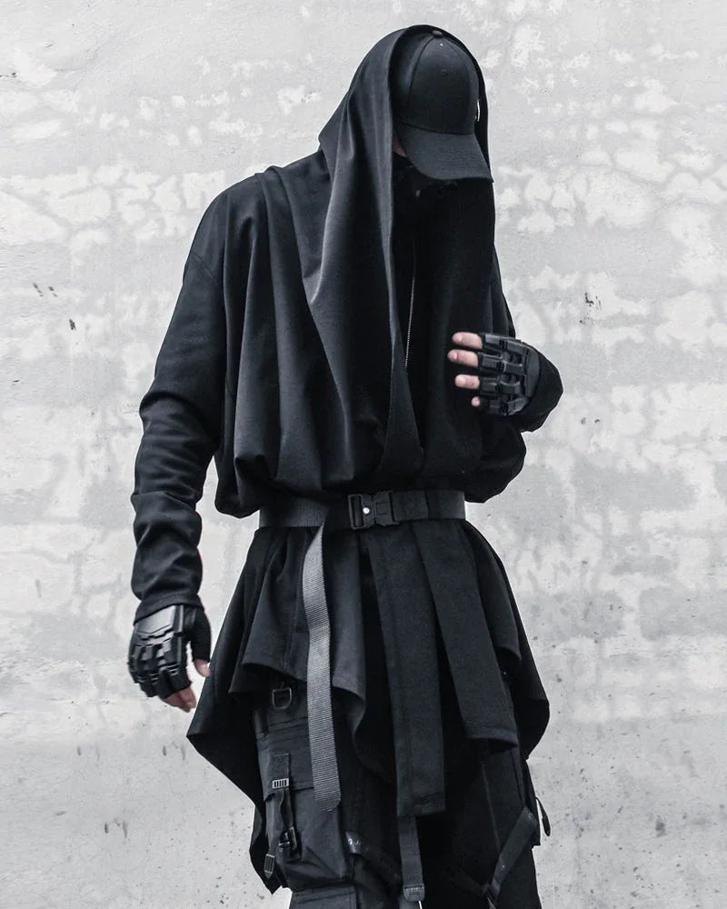 Mystical Gothic Cape Cloak -  black cape - Gothic Cape Cloak for Stylish Everyday Wear
