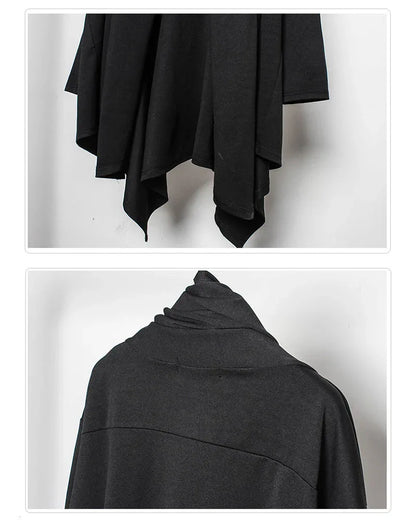 Mystical Gothic Cape Cloak -  techwear coat - Gothic Cape Cloak for Stylish Everyday Wear