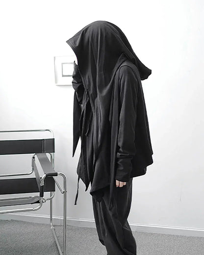 Mystical Ninja Hooded Cape -  comfortable urban cape - Ninja Hooded Cape for Stylish Comfort