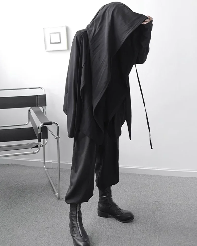 Mystical Ninja Hooded Cape -  casual outfit - Ninja Hooded Cape for Stylish Comfort