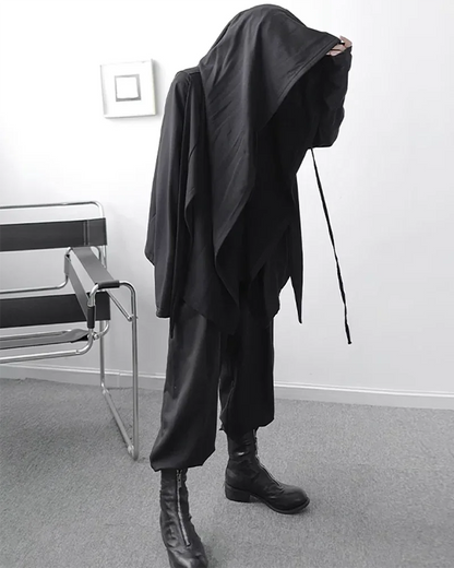 Mystical Ninja Hooded Cape -  casual outfit - Ninja Hooded Cape for Stylish Comfort