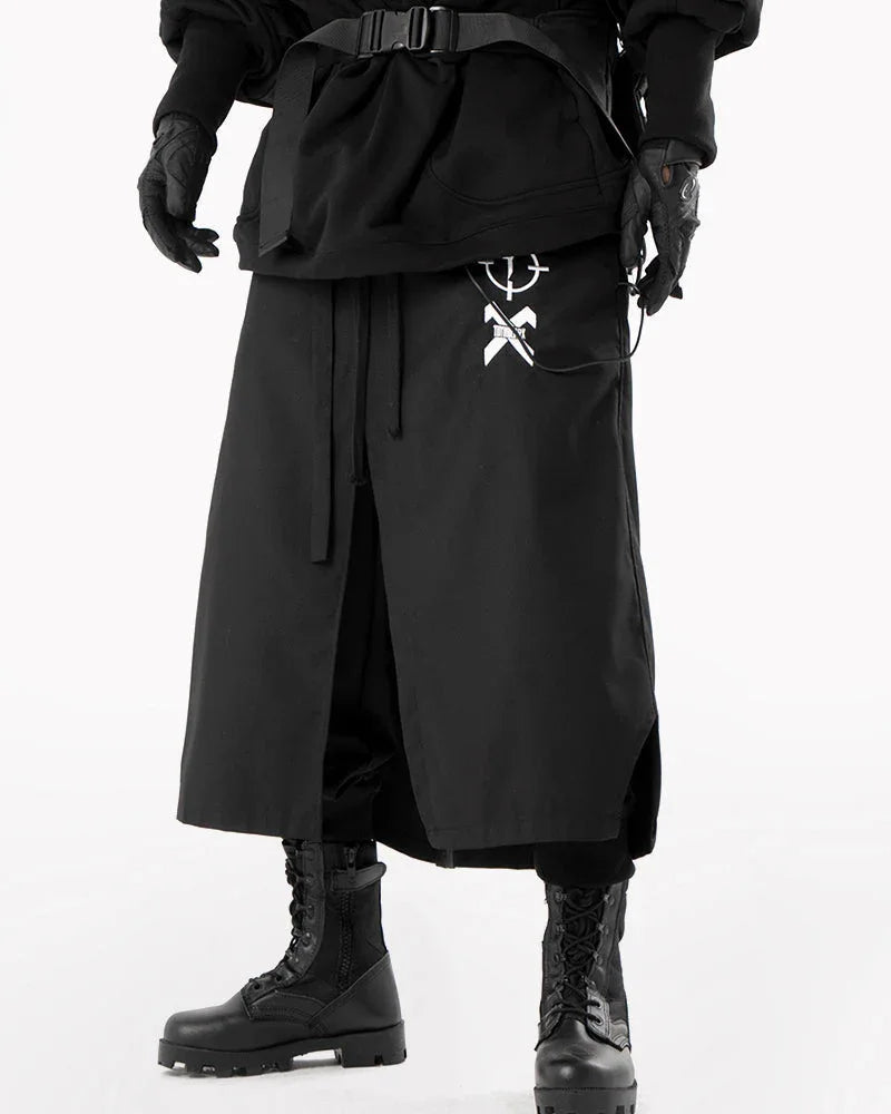 Neo-Samurai Combat Trousers -  cyberpunk pants - Neo-Samurai Combat Trousers for Unique Style