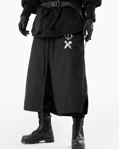 Neo-Samurai Combat Trousers -  cyberpunk pants - Neo-Samurai Combat Trousers for Unique Style