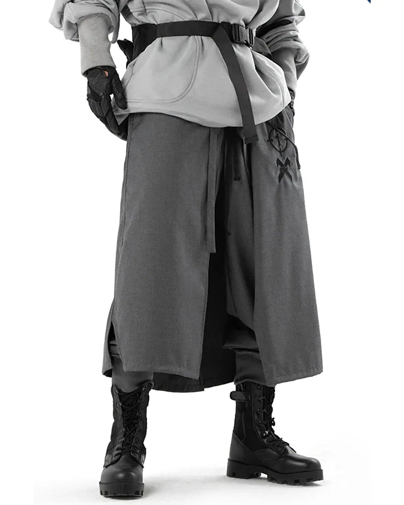 Neo-Samurai Combat Trousers - ninja techwear - Neo-Samurai Combat Trousers for Unique Style