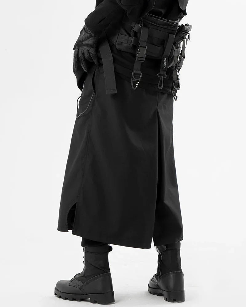 Neo-Samurai Combat Trousers - techwear-core - Neo-Samurai Combat Trousers for Unique Style
