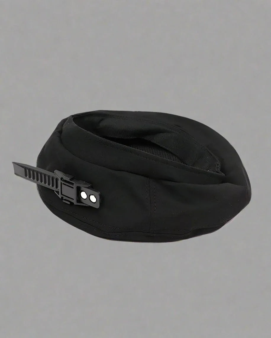 Neon Cyberpunk Beret Accessory -  comfortable daily wear - Neon Cyberpunk Beret for Everyday Techwear