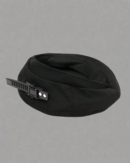 Neon Cyberpunk Beret Accessory -  comfortable daily wear - Neon Cyberpunk Beret for Everyday Techwear