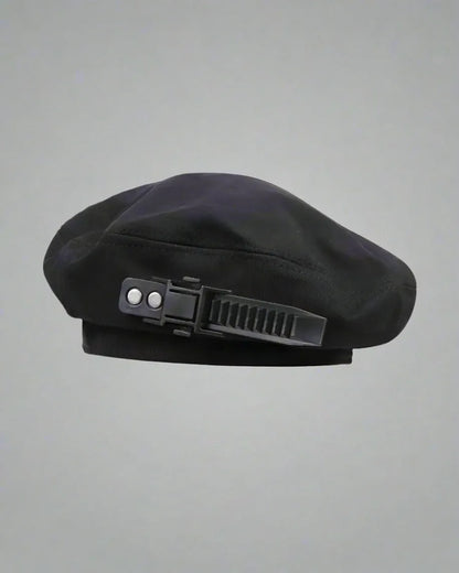 Neon Cyberpunk Beret Accessory - neon beret - Neon Cyberpunk Beret for Everyday Techwear