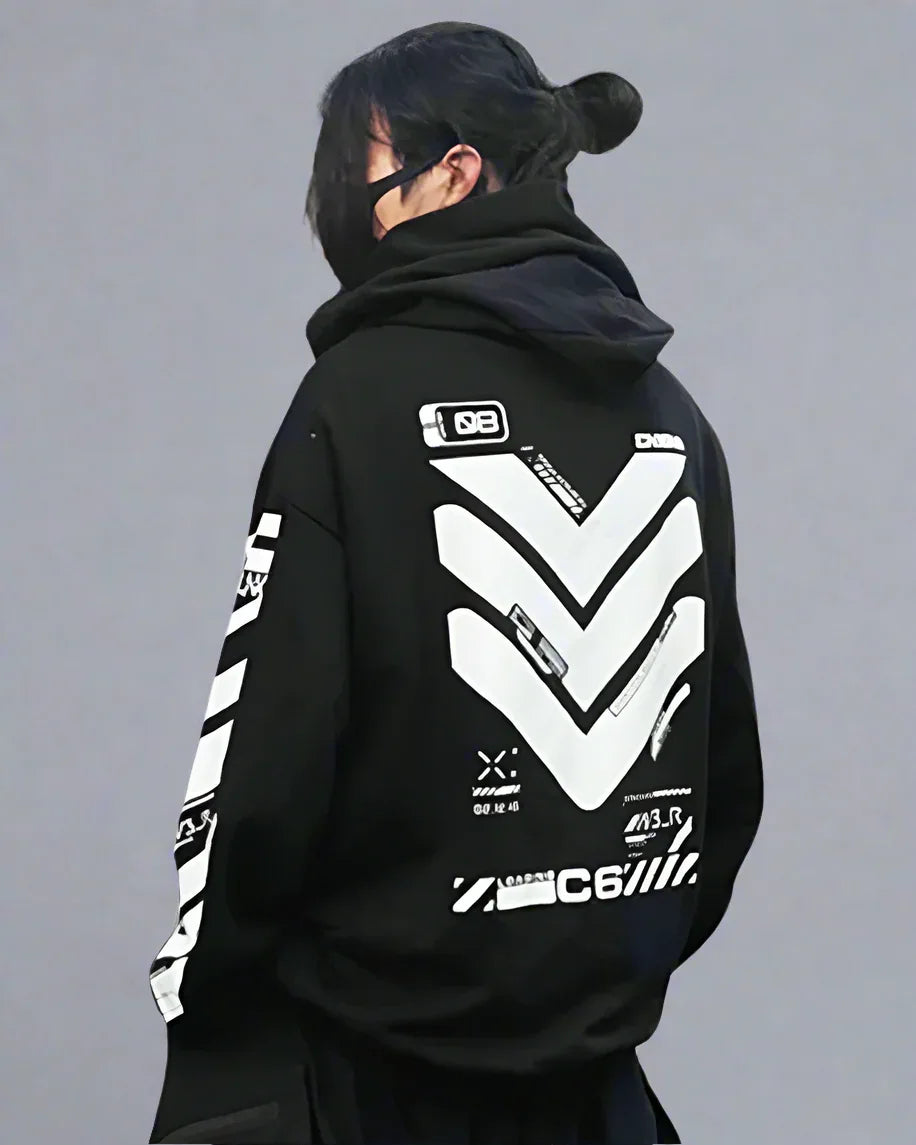 Neon Dreams Cyberpunk Hoodie - cyberpunk - Neon Dreams Cyberpunk Hoodie for Everyday Comfort