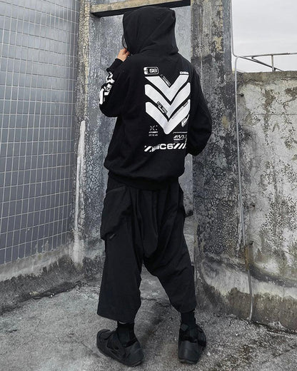 Neon Dreams Cyberpunk Hoodie -  comfy urban wear - Neon Dreams Cyberpunk Hoodie for Everyday Comfort