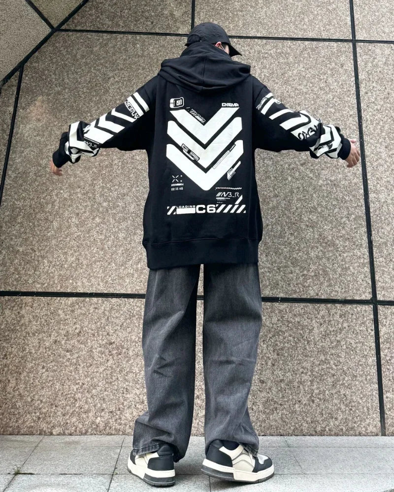 Neon Dreams Cyberpunk Hoodie -  hoodie - Neon Dreams Cyberpunk Hoodie for Everyday Comfort