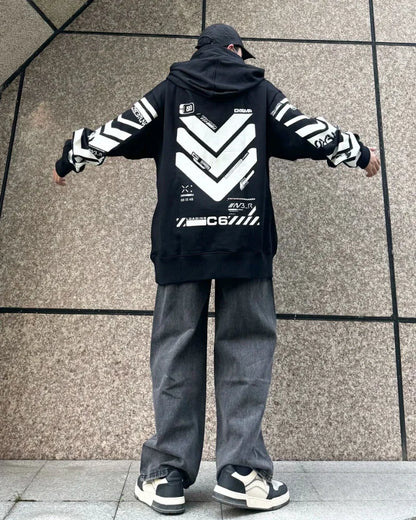 Neon Dreams Cyberpunk Hoodie -  hoodie - Neon Dreams Cyberpunk Hoodie for Everyday Comfort
