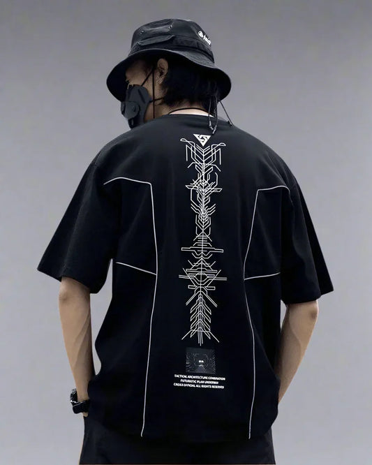 Neon Future Sci-Fi Shirt - sci-fi shirt - Neon Future Sci-Fi T-Shirt for Techwear Style