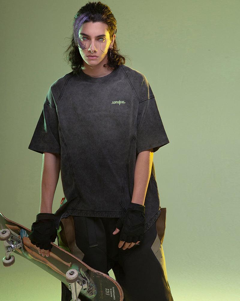 Neon Night Vision Tee -  cyberpunk t-shirt - Neon Night Vision Tee for Modern Street Style