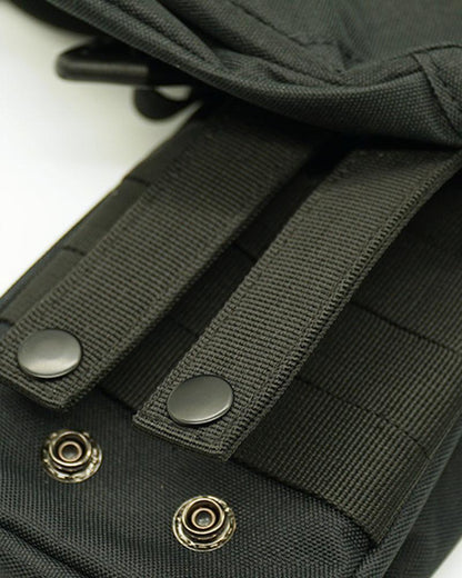 Neon Pulse Cyber Sling -  futuristic bag - Cyberpunk Sling Bag with Multiple Pockets