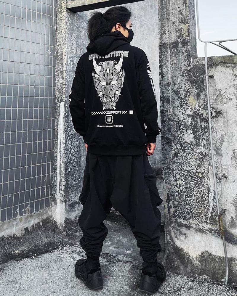Next-Gen Hannya Ninja Hoodie -  hoodie - Next-Gen Hannya Ninja Hoodie for Street Style