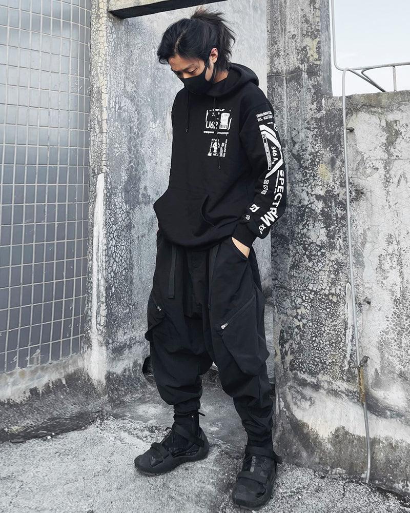 Next-Gen Hannya Ninja Hoodie - techwear - Next-Gen Hannya Ninja Hoodie for Street Style