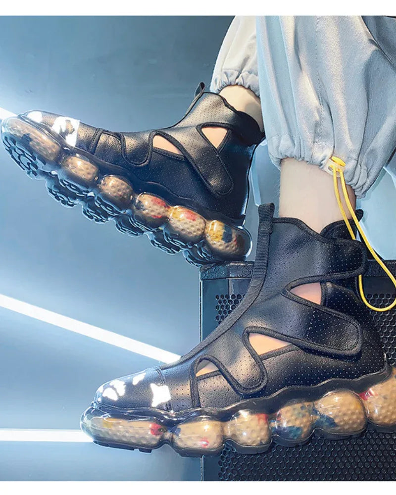 Next-Gen High-Top Sandal Kicks -  everyday wear sandals - Next-Gen High-Top Sandal Kicks for Everyday Wear