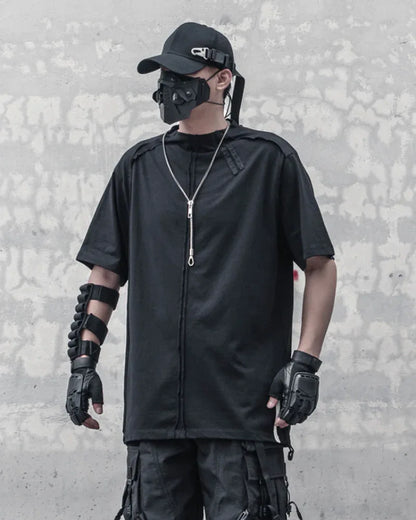 Next-Gen Spliced Tech Tee -  spliced tee - Next-Gen Spliced Tech Tee for Style and Comfort