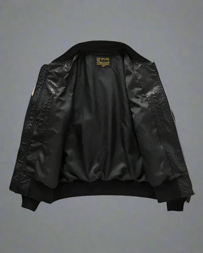 Next-Gen Urban Bomber -  black jacket - Next-Gen Urban Bomber Jacket for Stylish Wear