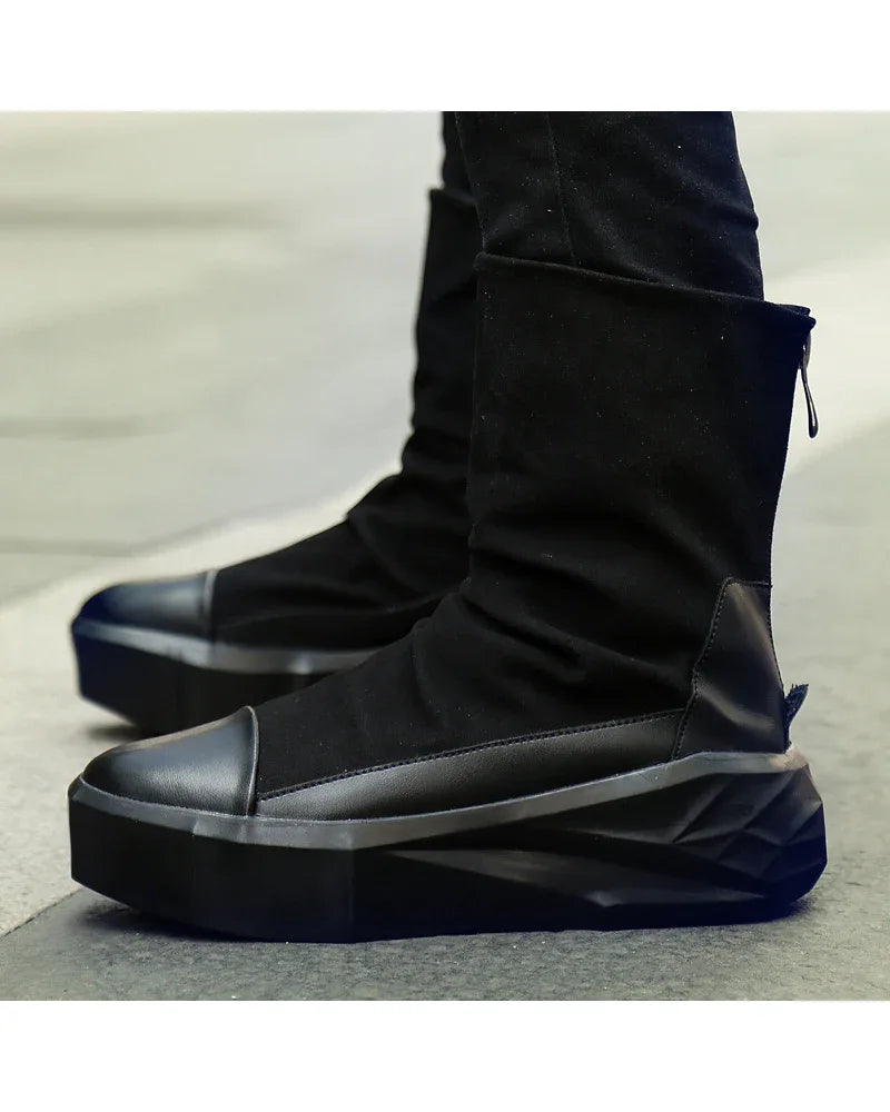 Next-Gen Urban Combat Boots -  black boots - Next-Gen Urban Combat Boots for Stylish Comfort
