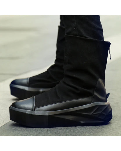 Next-Gen Urban Combat Boots -  black boots - Next-Gen Urban Combat Boots for Stylish Comfort