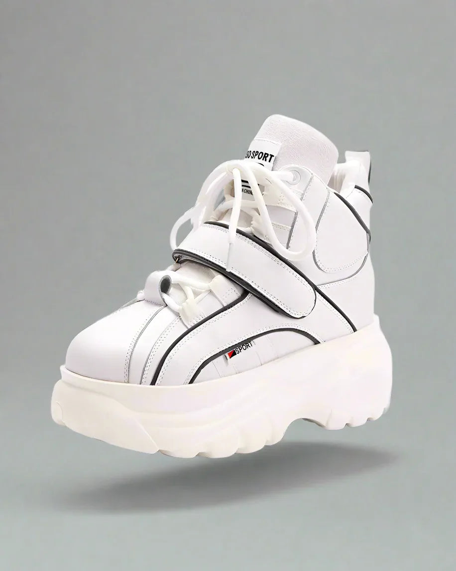 Next-Gen Urban Platform Sneakers - stylish techwear shoes - Next-Gen Urban Platform Sneakers for Daily Comfort