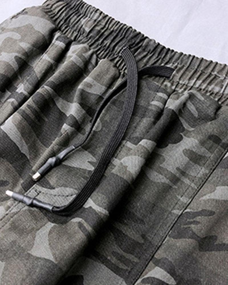 Stylish Camo Jogger Trousers