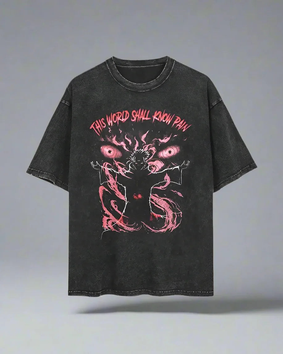Nostalgic Pain Art T-Shirt -  comfy streetwear - Retro Pain Art T-Shirt for Fans