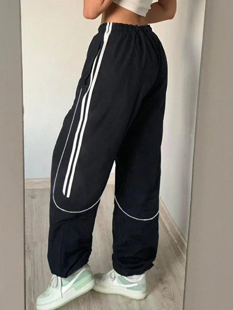 Nylon Track Pants -  lightweight nylon pants - Nylon Track Pants for Comfortable Streetwear Style
