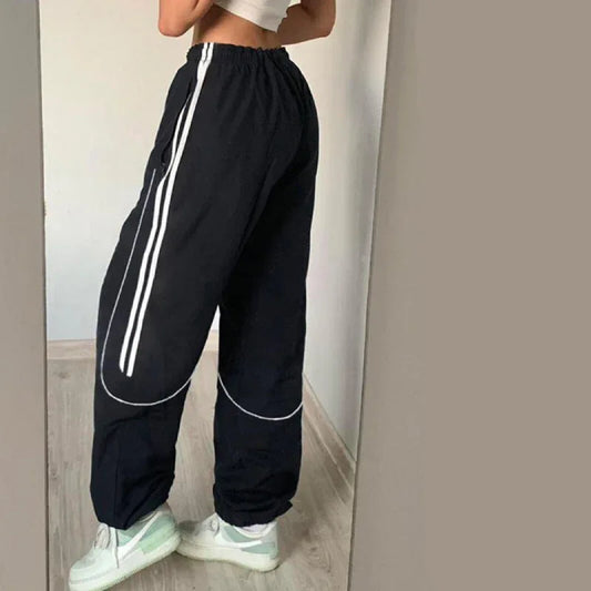 Nylon Track Pants - track pants - Nylon Track Pants for Comfortable Streetwear Style