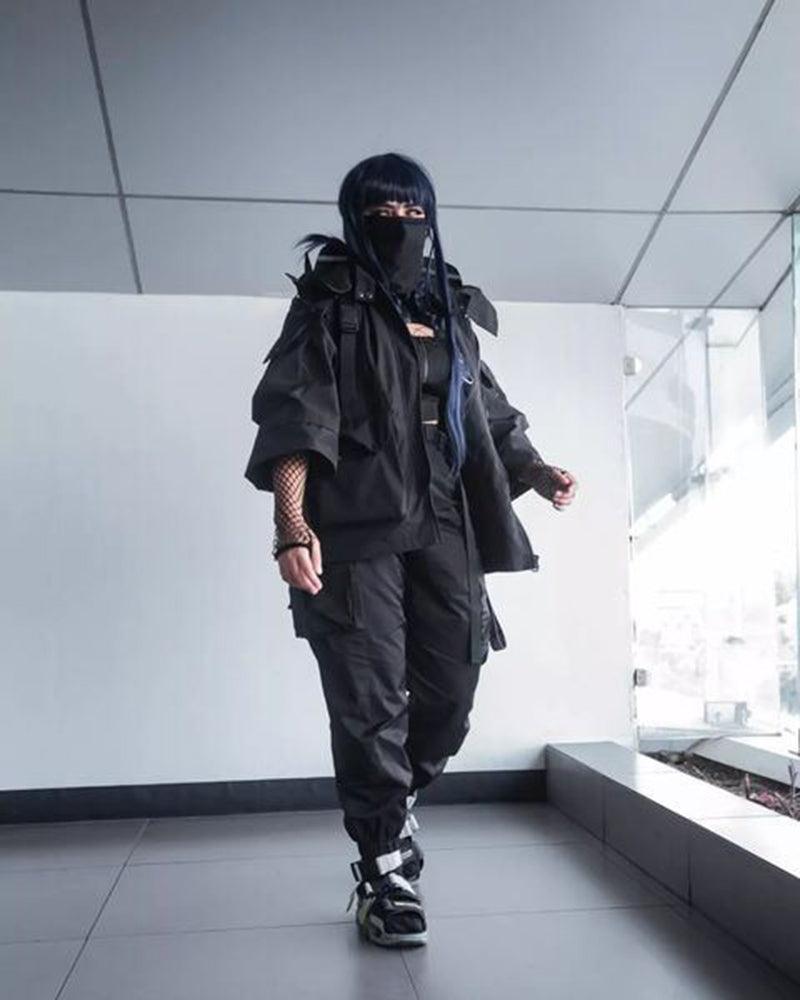 Trendy Hooded Short Sleeve Jacket