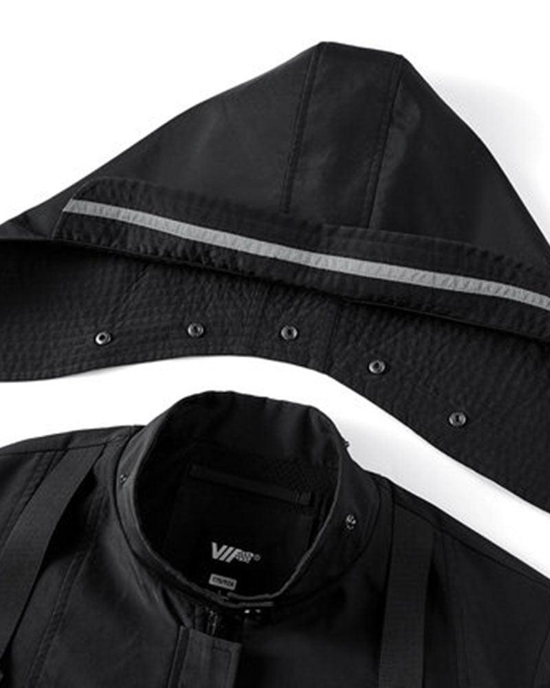 Trendy Hooded Short Sleeve Jacket