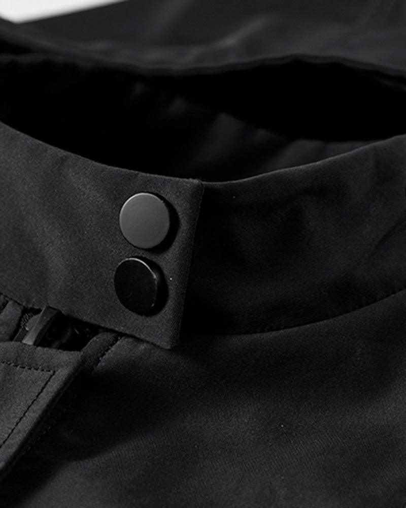 Trendy Hooded Short Sleeve Jacket