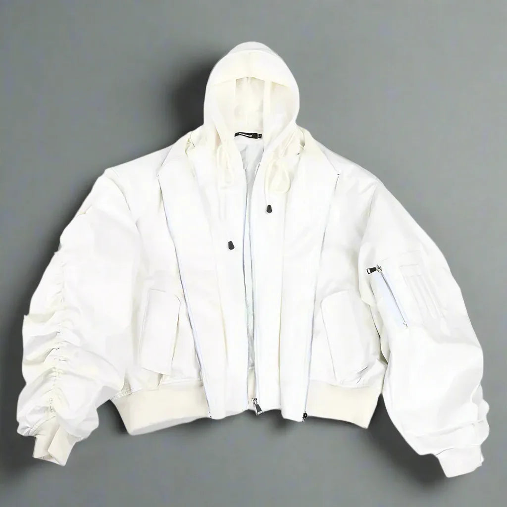 Opium Leather Jacket - y2k-core - Y2K Leather Jacket for Trendy Streetwear Looks