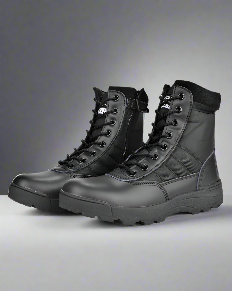 “Rugged Tactical Hiking Footwear”