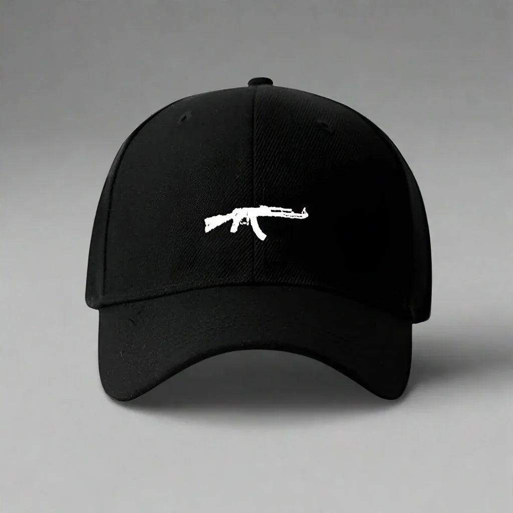 Protect Your Look: Shooter Cap -  cotton polyester cap - Stylish Black Shooter Cap for Outdoor Activities
