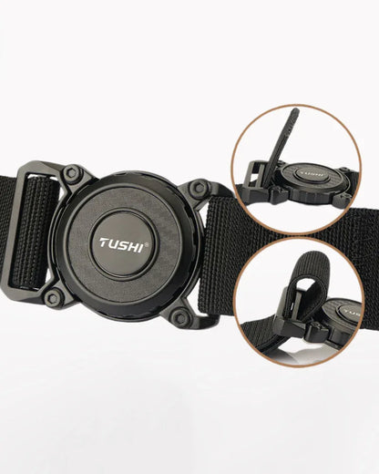 Quick-Draw Tactical Belt -  ergonomic design - Comfortable Tactical Belt with Quick-Draw Feature