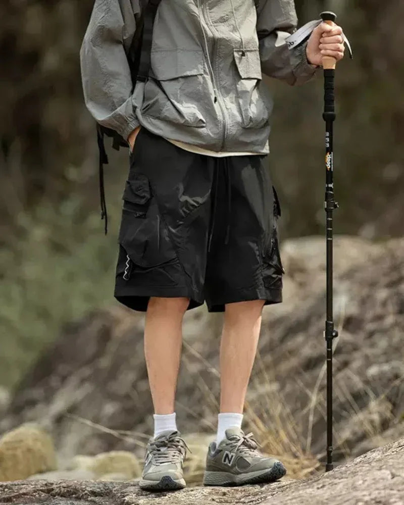 Quick-Dry Explorer Cargo Shorts - quick-drying cargo shorts - Quick-Dry Cargo Shorts for Ultimate Comfort