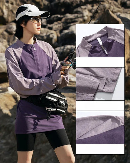 Quick-Dry Long Sleeve Workout Top -  breathable workout clothing - Quick-Dry Long Sleeve Top for Active Lifestyles